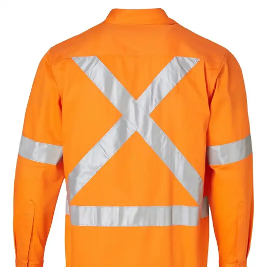 Picture of Winning Spirit, Mens High Visibility L/S Drill Shirt