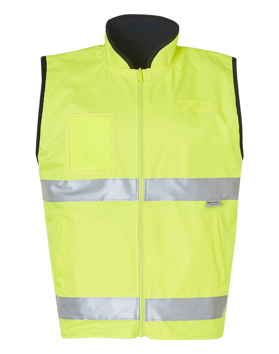 Picture of Winning Spirit, Mens Hi-Vis Mandarin Collar Vest