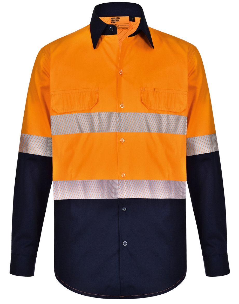 Picture of Winning Spirit, Unisex Hi Vis Cool-Breeze Safety L/S Shirt