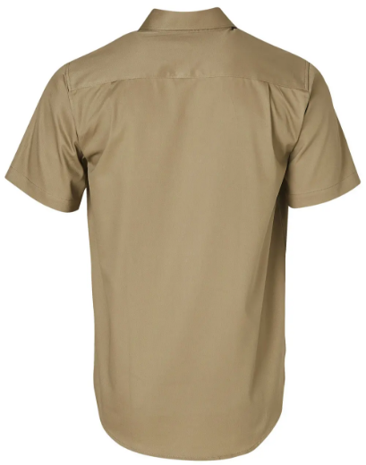 Picture of Winning Spirit, Mens Cotton Drill S/S Work Shirt