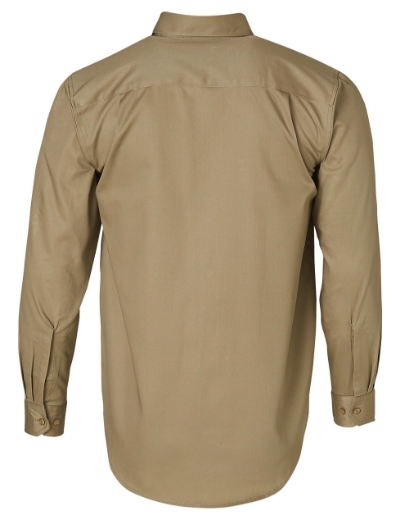 Picture of Winning Spirit, Mens Cotton Drill L/S Work Shirt