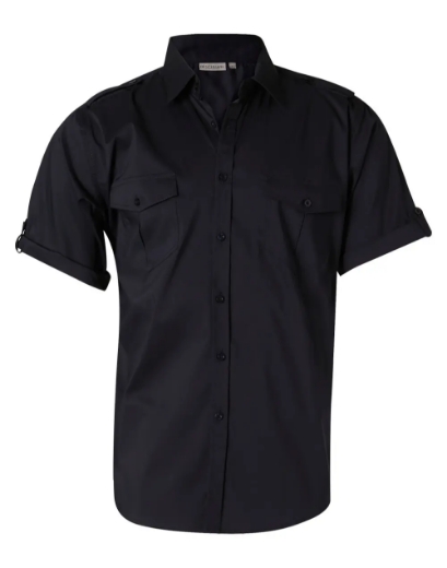 Picture of Winning Spirit, Mens S/S Military Shirt