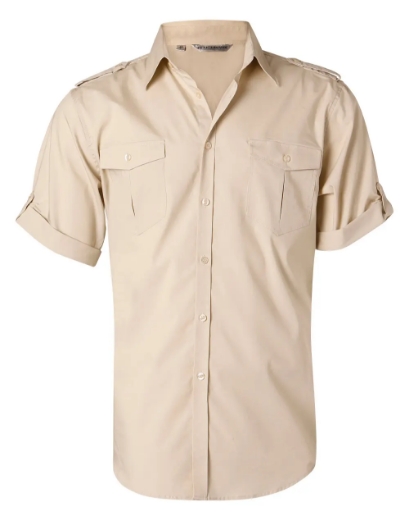 Picture of Winning Spirit, Mens S/S Military Shirt