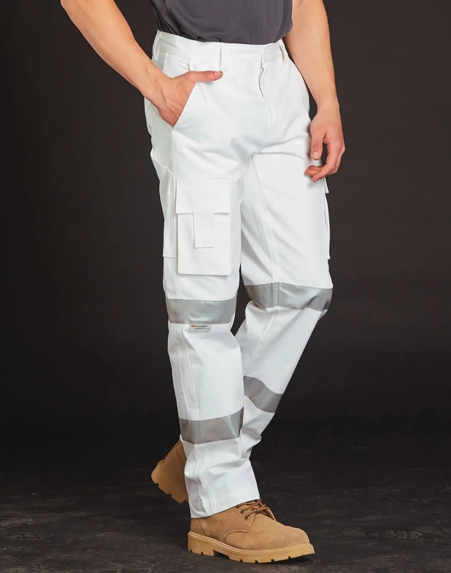 Picture of Winning Spirit, Mens White Safety Pants