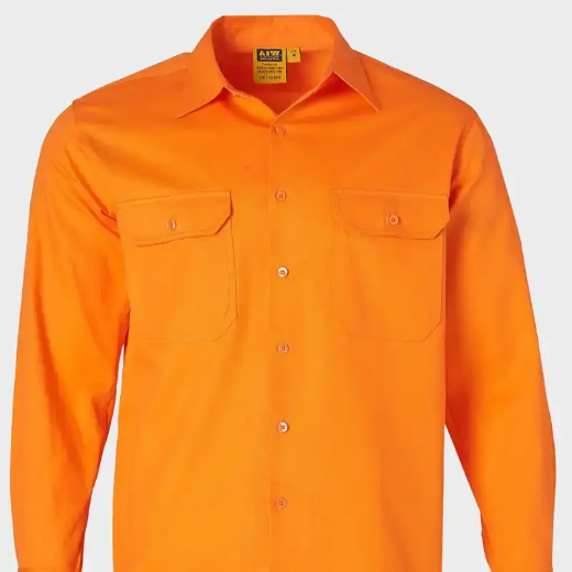 Picture of Winning Spirit, Mens High Visibility L/S Drill Shirt