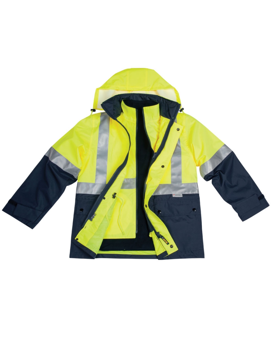 Picture of Winning Spirit, Hi-Vis Three in One Safety Jacket