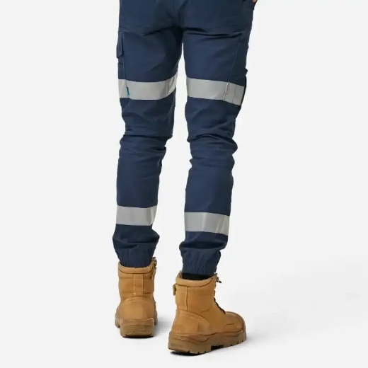 Picture of Elwood Workwear, Mens Reflective Cuffed Elastic Pant