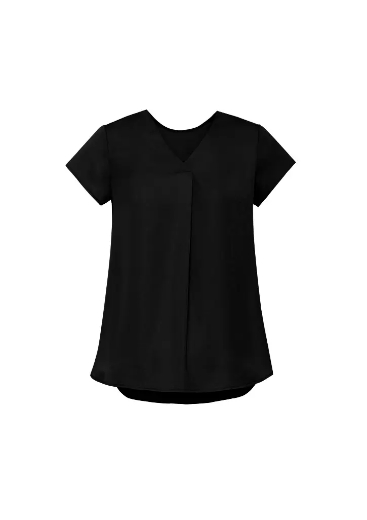 Picture of Biz Corporates, Kayla V-Neck Pleat Blouse