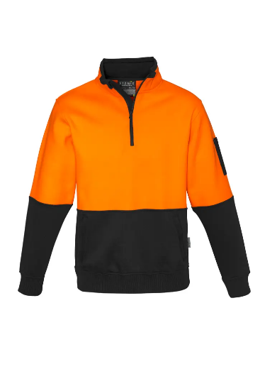 Picture of Syzmik, Unisex Hi Vis Half Zip Pullover