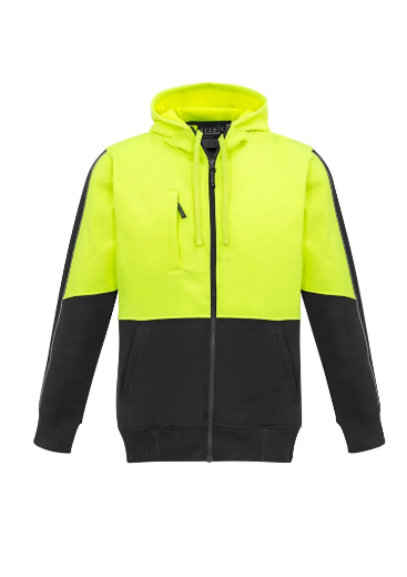 Picture of Syzmik, Unisex Hi Vis Full Zip Hoodie