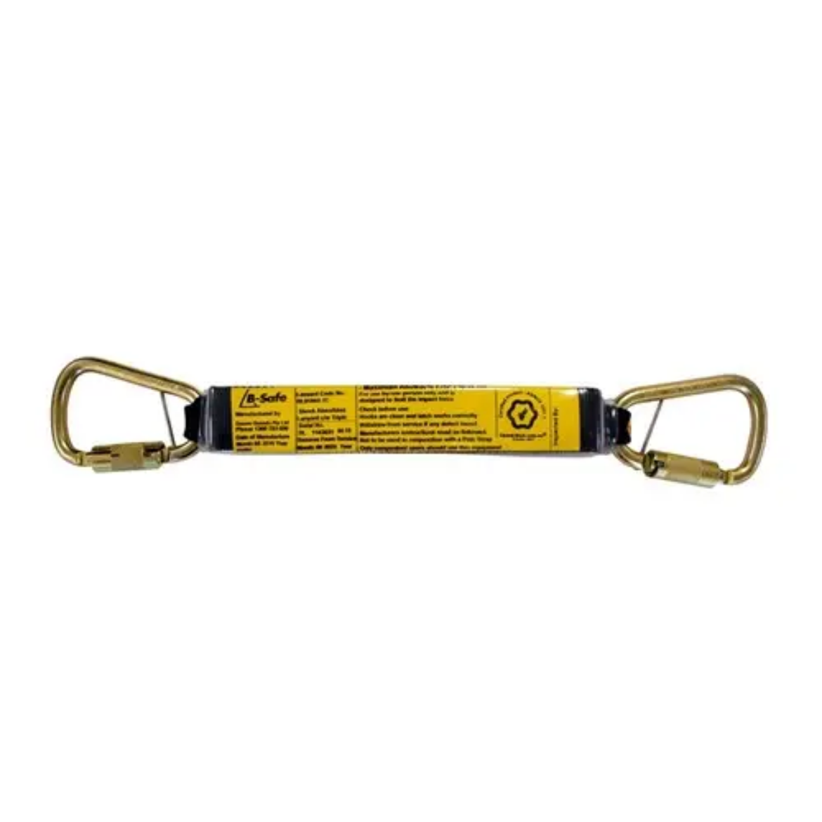 Picture of B-Safe, Energy Absorber Triple Action Karabiners Each End 50KG-140KG