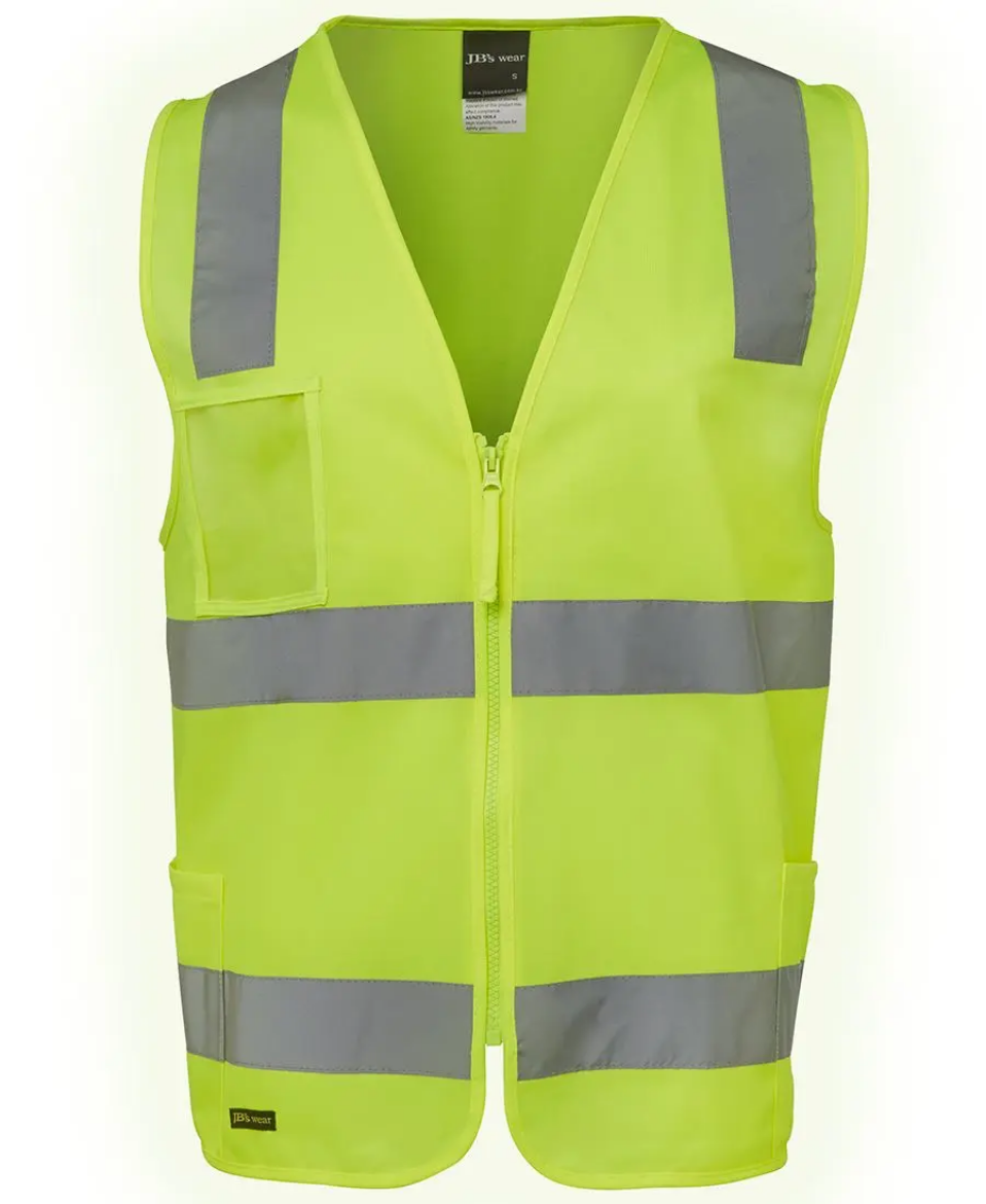 Picture of JB's Wear, HV (D+N) Zip Safety Vest