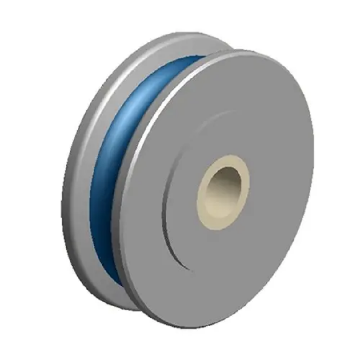 Picture of Beaver, Sheave Only Fibre - Blue Size 63mm x 10mm