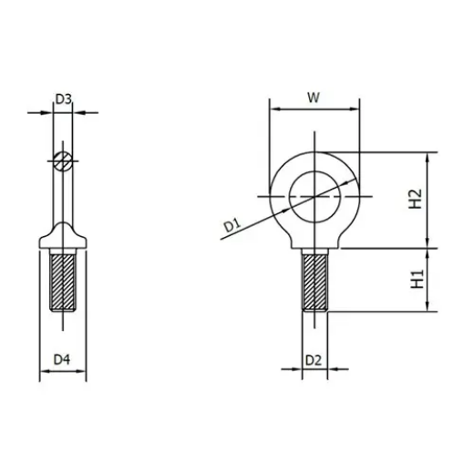 Picture of Beaver, Lifting Metric Shoulder Eyebolts