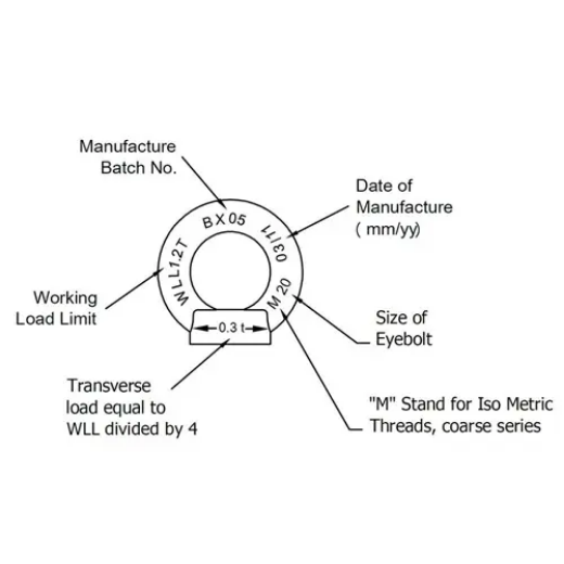 Picture of Beaver, Metric Shouldered Eye Nuts