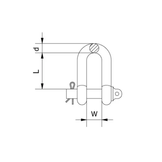 Picture of Beaver, G316 S/S Dee Shackle