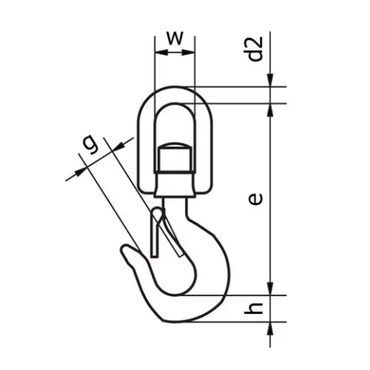 Picture of Beaver, G80 Eye Swivel Hook