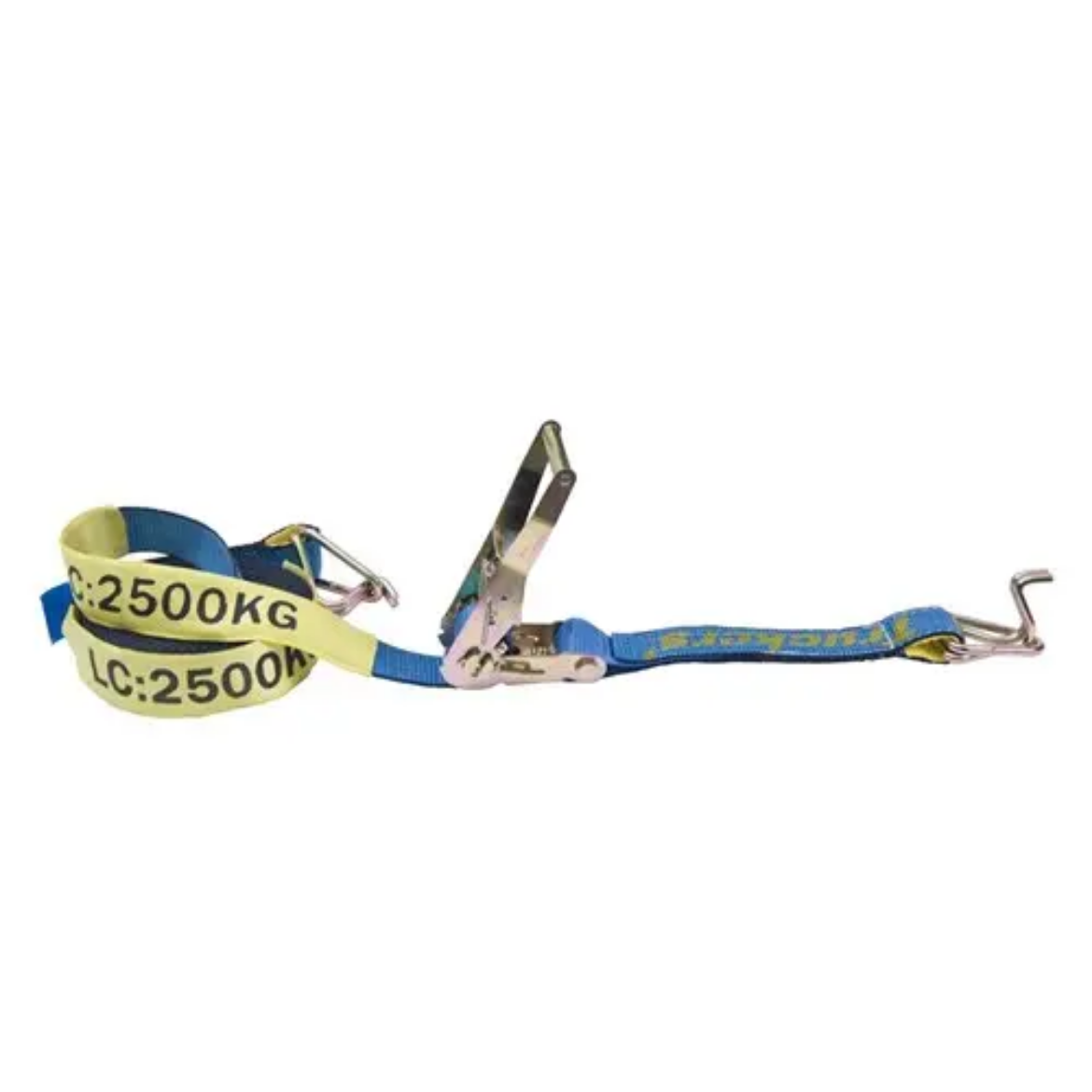 Picture of Beaver, Multi-Purpose Hand Ratchet and Strap 2500Kg Hook & Keeper - Yellow Size 50mm x 4m