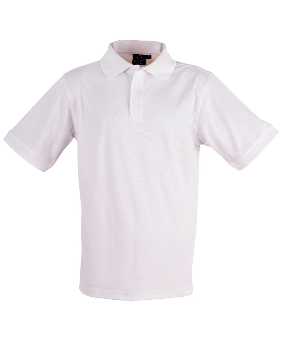 Picture of Winning Spirit, Mens Cotton Back TrueDry Polo