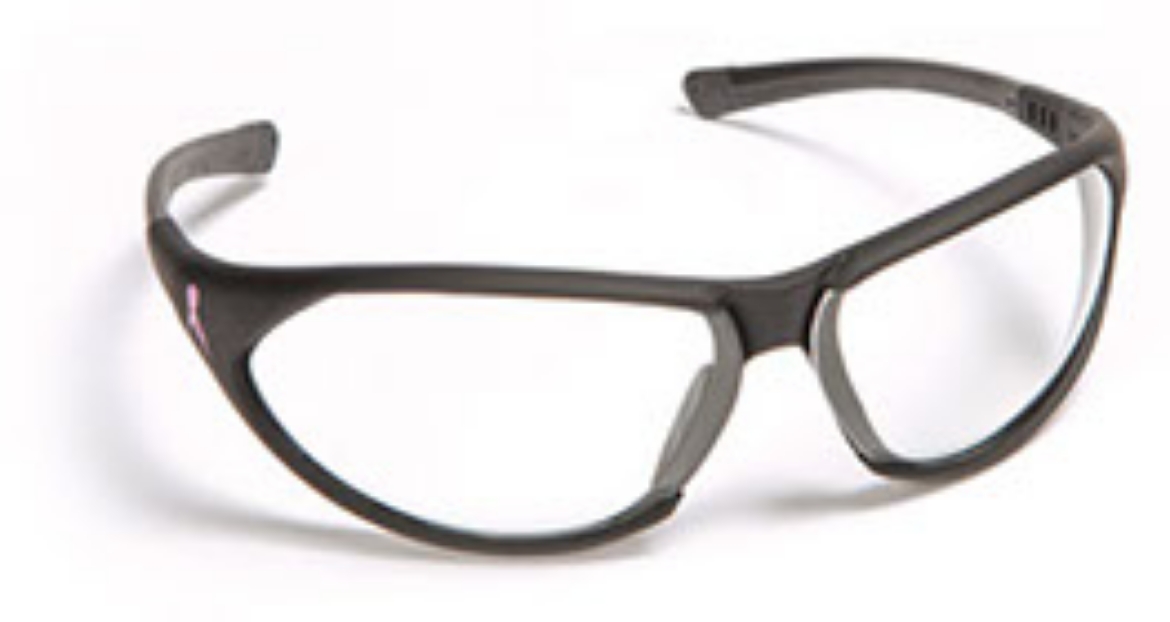 Picture of NBCF Zero Clear Lens Black Frame Safety Glasses