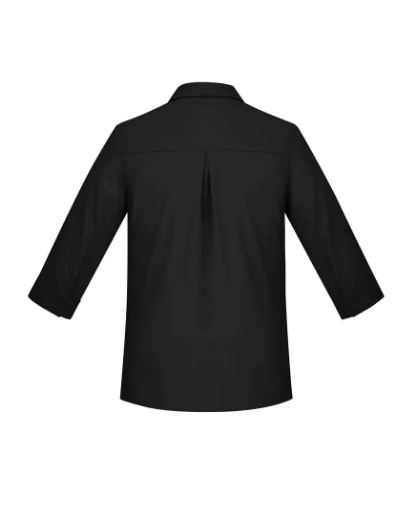 Picture of Biz Care Florence Womens Plain 3/4 Sleeve Shirt - Charcoal - Size 14