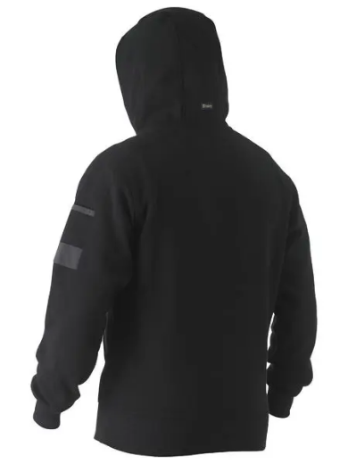 Picture of Bisley, Work Fleece Hoodie Black Size XS