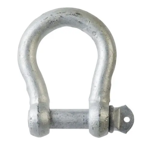 Picture of Beaver, Hot Dipped Galvanised Commercial Bow Shackles - Galvanised Size 25mm