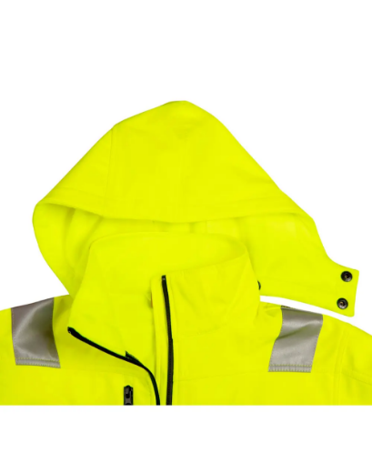 Picture of WS Hi Vis Softshell Jacket w/3M Tape - Yellow Size 5XL