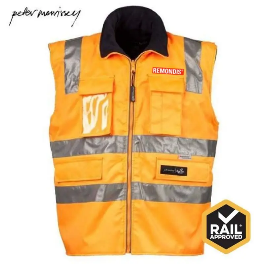 Picture of PMB2G, Premium Rain Vest, Ripstop, 3M Tape, Rail Spec