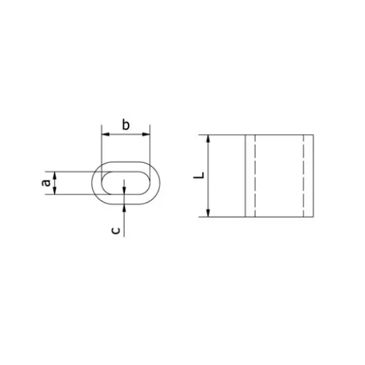 Picture of Beaver, Ferrule Hand Nickel Plated - Copper Size 2mm