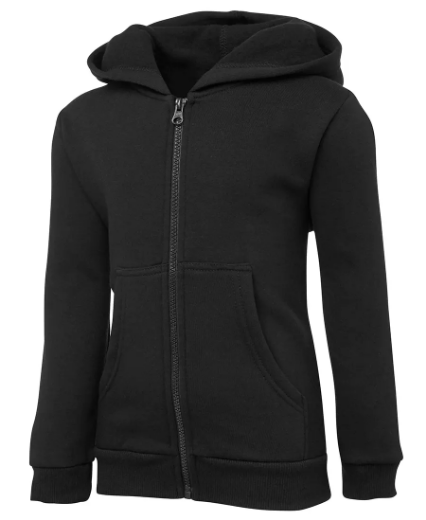 Picture of JB's Wear, P/C Full Zip Hoodie- Black Size X-Small