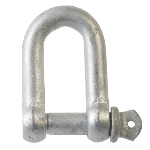 Picture of Beaver, Hot Dipped Galvanised Commercial Dee Shackles - Galvanised Size 10mm
